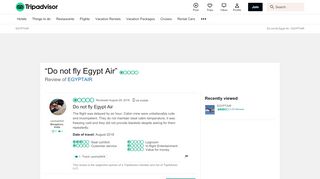 
                            12. Do not fly Egypt Air - Review of EGYPTAIR - TripAdvisor