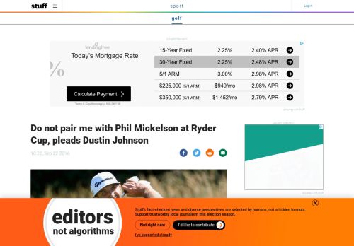 
                            13. Do not pair me with Phil Mickelson at Ryder Cup, pleads Dustin ...