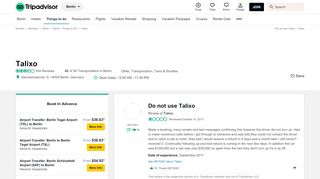 
                            8. Do not use Talixo - Review of Talixo, Berlin, Germany - TripAdvisor
