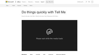 
                            11. Do things quickly with Tell Me - Office Support