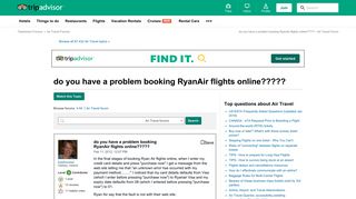 
                            8. do you have a problem booking RyanAir flights online????? - Air ...