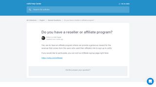 
                            6. Do you have a reseller or affiliate program? | vidIQ Help Center