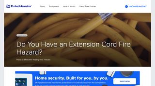 
                            1. Do You Have an Extension Cord Fire Hazard? | Protect America Security