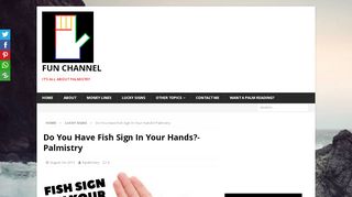 
                            6. Do You Have Fish Sign In Your Hands?-Palmistry - Fun Channel