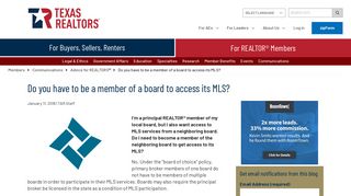 
                            10. Do you have to be a member of a board to access its MLS? – Texas ...