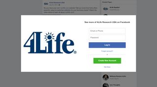 
                            5. Do you have your own my4life.com... - 4Life Research USA | Facebook