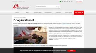 
                            3. Doação Mensal | MSF - Médicos Sem Fronteiras