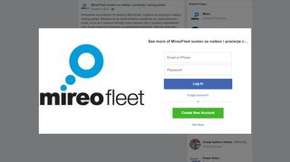 
                            5. Dobrodošli na službenu fb stranicu... - MireoFleet sustav za nadzor i ...