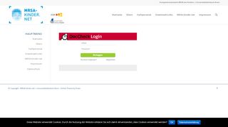 
                            10. DocCheck Login | MRSA-Kinder.net