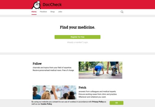 
                            1. DocCheck: Welcome