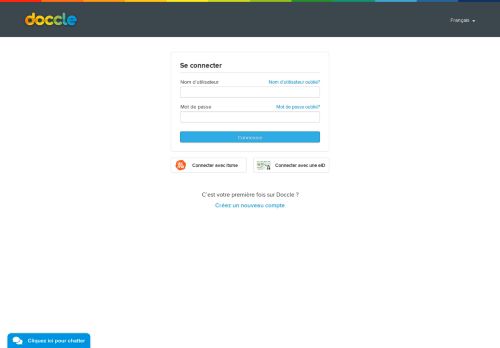 
                            4. Doccle - Se connecter