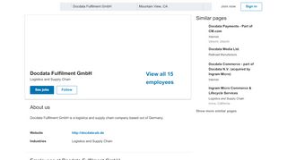 
                            13. Docdata Fulfilment GmbH | LinkedIn