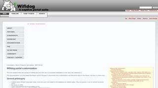
                            4. doc/developer/PortalCustomization – WiFiDog