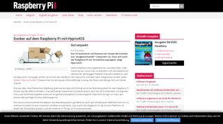 
                            7. Docker auf dem Raspberry Pi mit HypriotOS » Raspberry Pi Geek