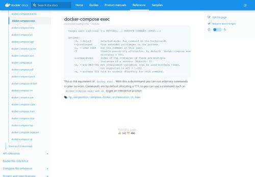 
                            2. docker-compose exec | Docker Documentation