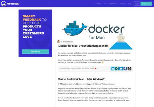 
                            9. Docker für Mac: Unser Erfahrungsbericht - Usersnap Blog