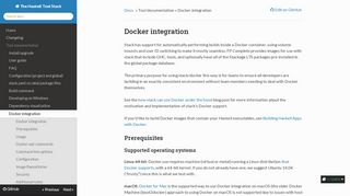 
                            11. Docker integration - The Haskell Tool Stack