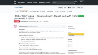
                            6. `docker login` using `--password-stdin` doesn't work with typed ...