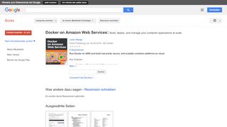 
                            11. Docker on Amazon Web Services: Build, deploy, and manage your ...
