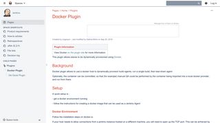 
                            5. Docker Plugin - Jenkins - Jenkins Wiki