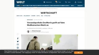 
                            4. DocMorris: Versandapotheke greift auf dem Medikamenten-Markt an ...