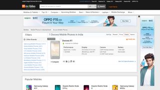 
                            12. Docoss Mobile Phones in India | List of Docoss Mobiles | 91mobiles.com