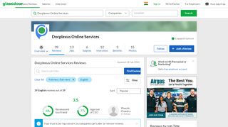 
                            11. Docplexus Online Services Reviews | Glassdoor.co.in