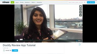 
                            8. Doctify Review App Tutorial on Vimeo