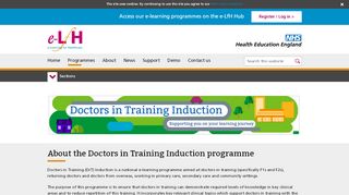 
                            8. Doctors in Training Induction - e-Learning for Healthcare