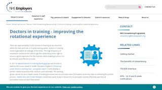 
                            13. Doctors in training - NHS Employers