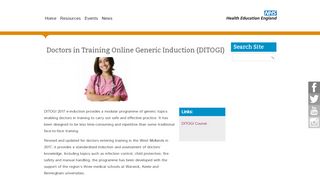 
                            10. Doctors in Training Online Generic Induction (DITOGI) | West ...