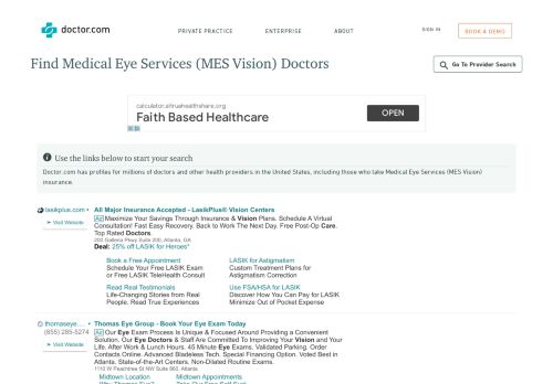 
                            7. Doctors who accept Medical Eye Services (MES Vision) Insurance ...