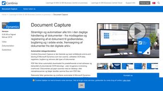 
                            8. Document Capture - automatiserer alle trin i håndteringen af dokumenter