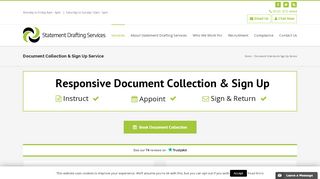 
                            3. Document Collection Company| Sign Up Service | Competitive Fees