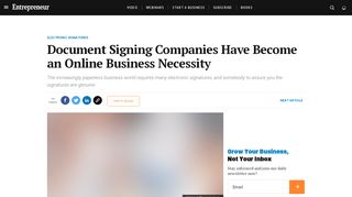 
                            1. Document Signing Companies Have Become an Online Business ...