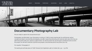 
                            4. Documentary Photography Lab - TUMO