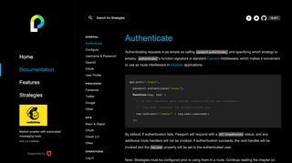 
                            7. Documentation: Authenticate - Passport.js