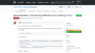 
                            4. Documentation: Connect-AzureRmAccount is Wrong? · Issue #552 ...