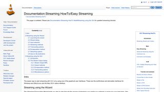 
                            6. Documentation:Streaming HowTo/Easy Streaming - VideoLAN Wiki