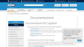 
                            13. Documentazione - PEC Legalmail - InfoCert