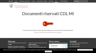 
                            13. Documenti riservati CDL MI – Ordine Consulenti del Lavoro di Milano