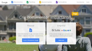 
                            1. Documentos Google: crie e edite documentos on-line gratuitamente.