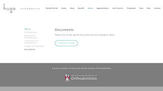
                            4. Documents — Hugo Orthodontics