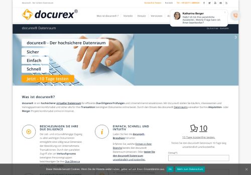 
                            1. docurex® Datenraum - Due Diligence, Mergers & Real Estate