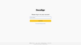 
                            10. DocuSign Login - Enter email to start sign in