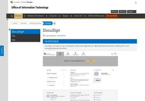 
                            11. DocuSign | Office of Information Technology