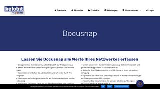 
                            6. Docusnap - kelobit IT-Experts GmbH