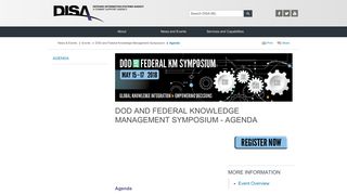 
                            9. DOD and Federal Knowledge Management Symposium - Agenda