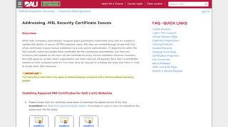 
                            8. DoD PKI Certificates - Defense Acquisition University