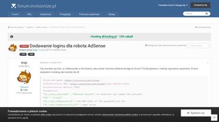 
                            9. Dodawanie loginu dla robota AdSense - Admin Extra - forum ...